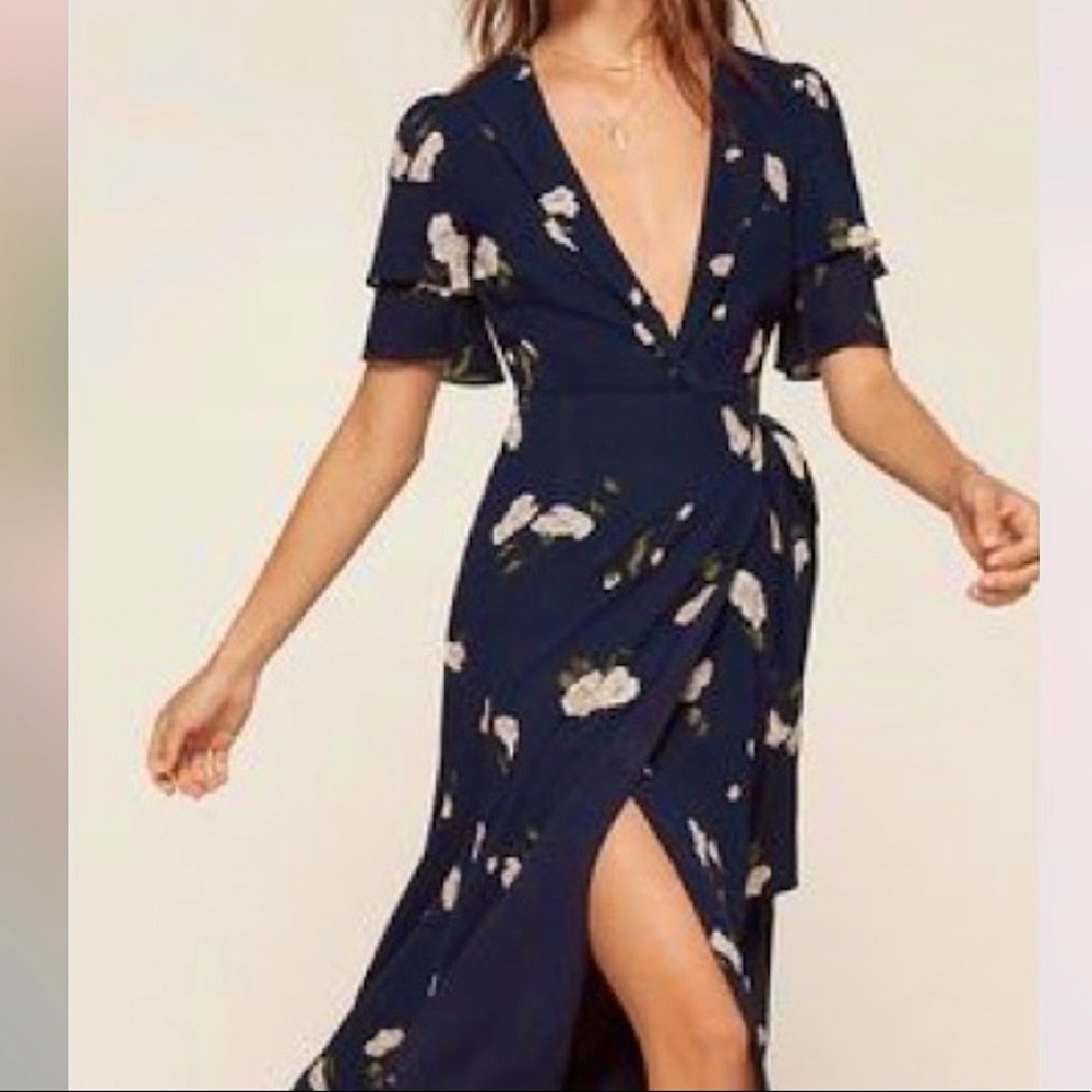 * REFORMATION * Layla Dress - high low floral
